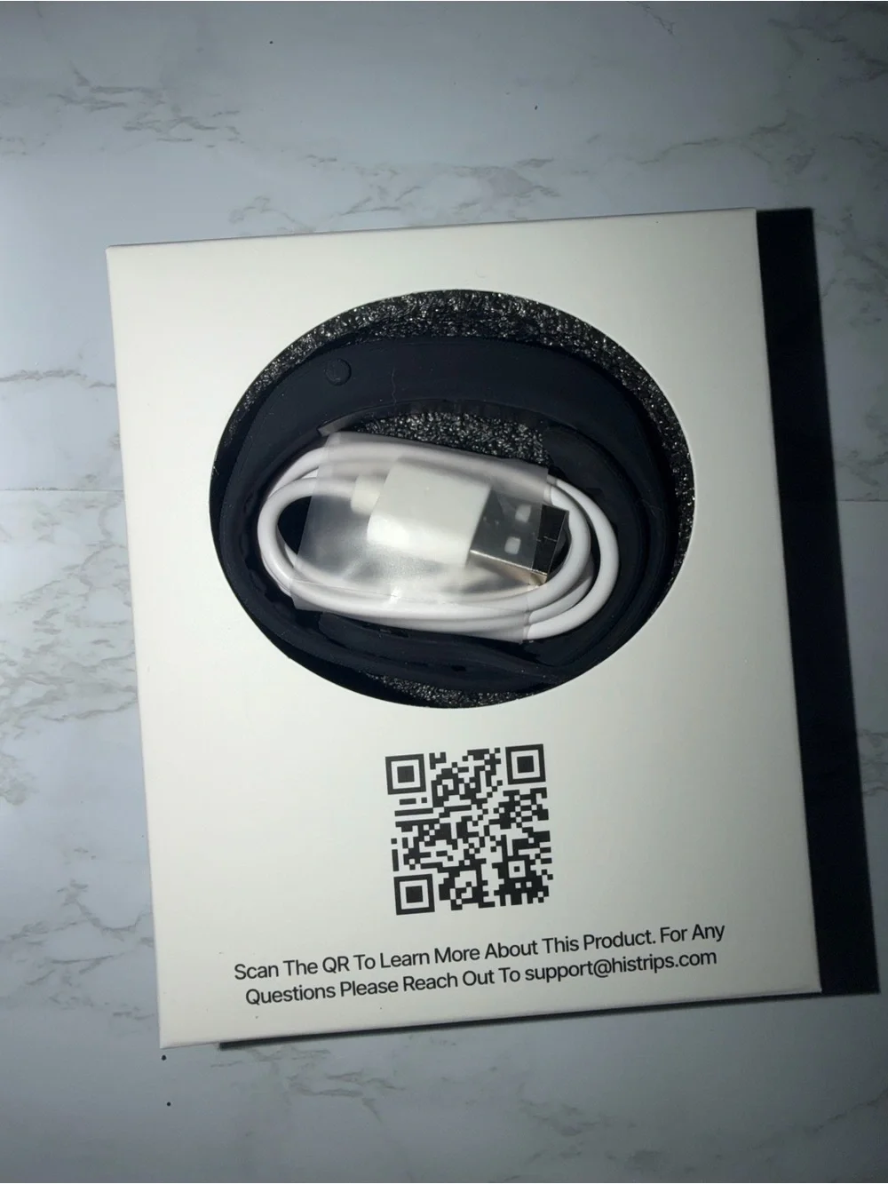 Premium black Wrist Alarm Band